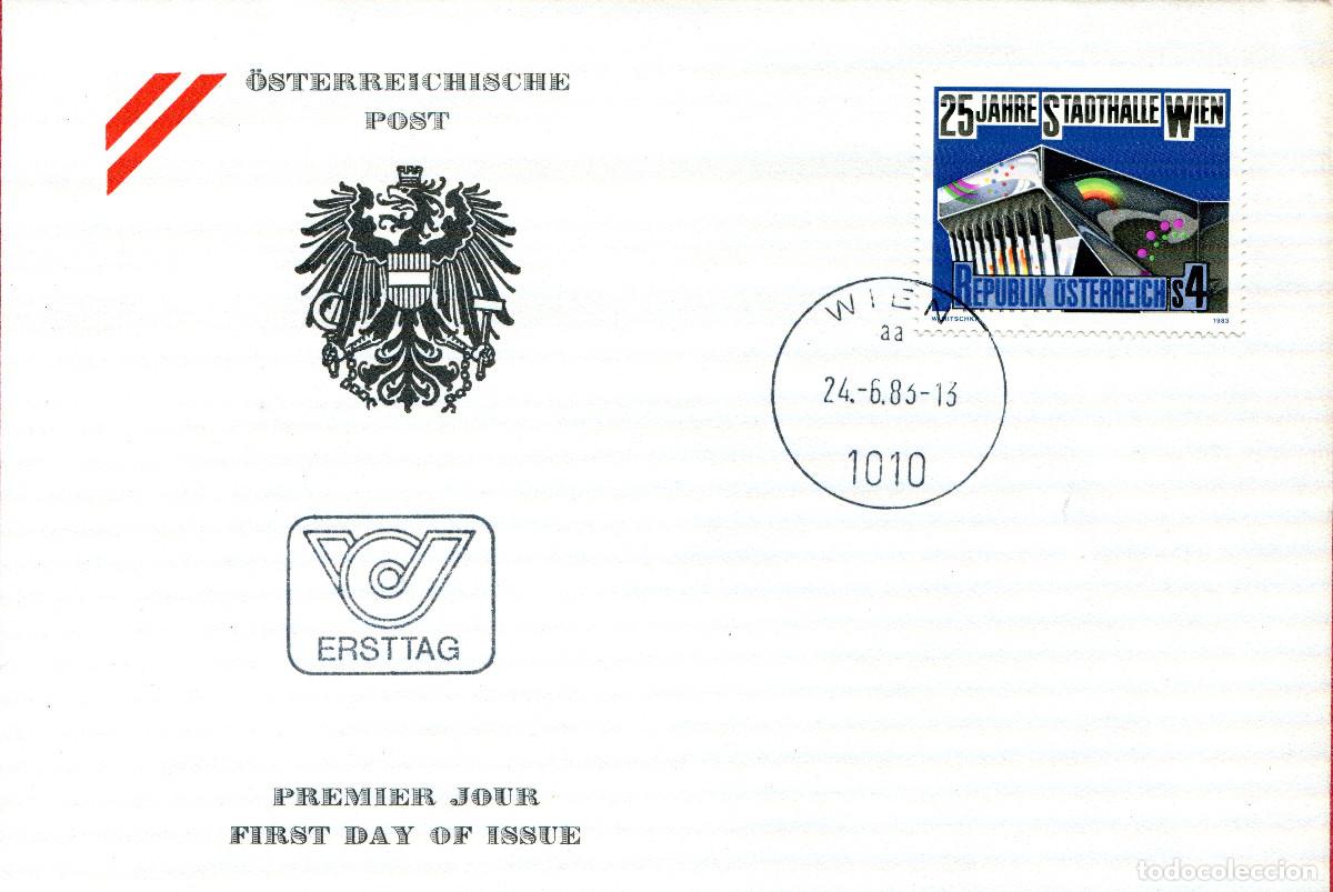 Sellos: AUSTRIA 1983 CARTA FDC MICHEL AT 1742