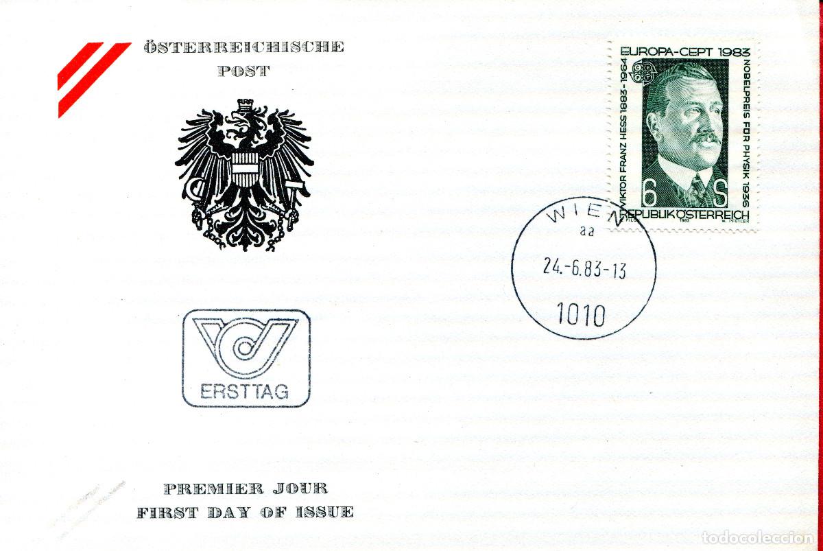 Sellos: AUSTRIA 1983 CARTA FDC MICHEL AT 1743