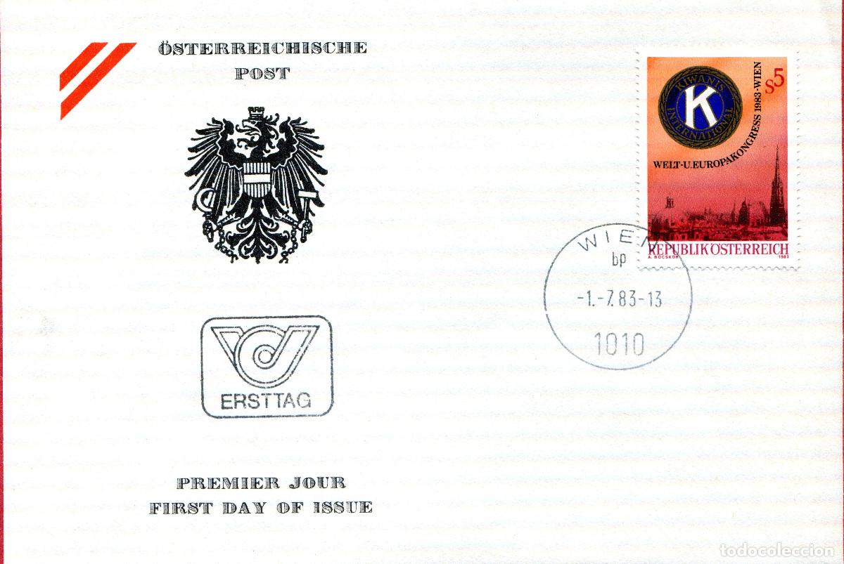 Sellos: AUSTRIA 1983 CARTA FDC MICHEL AT 1744