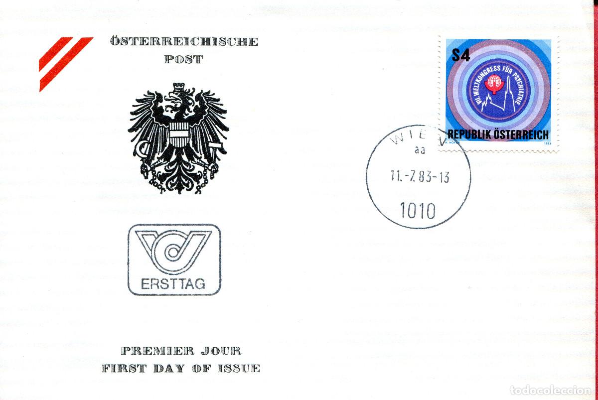 Sellos: AUSTRIA 1983 CARTA FDC MICHEL AT 1745