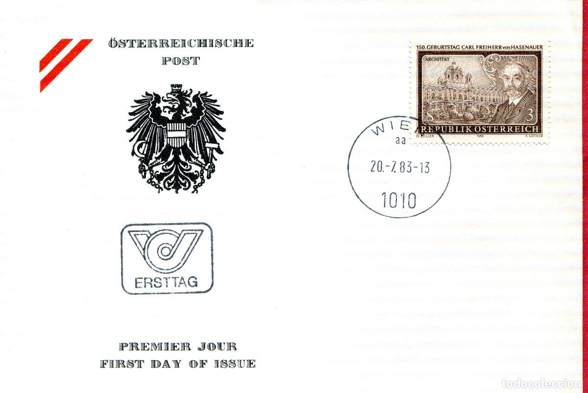 Sellos: AUSTRIA 1983 CARTA FDC MICHEL AT 1746