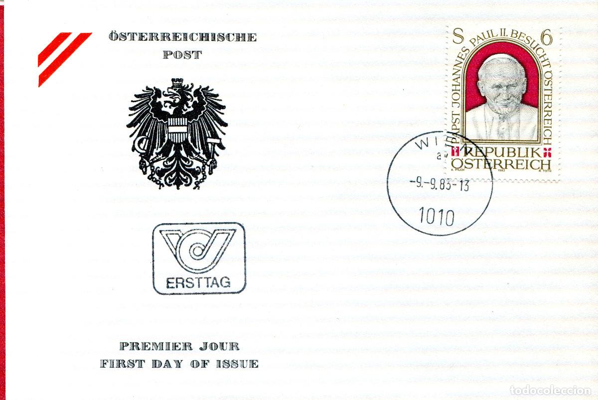 Sellos: AUSTRIA 1983 CARTA FDC MICHEL AT 1749