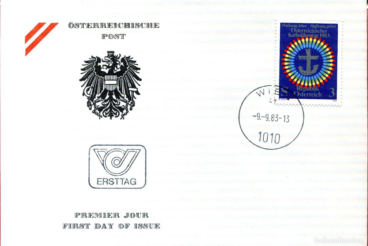 Sellos: AUSTRIA 1983 CARTA FDC MICHEL AT 1751