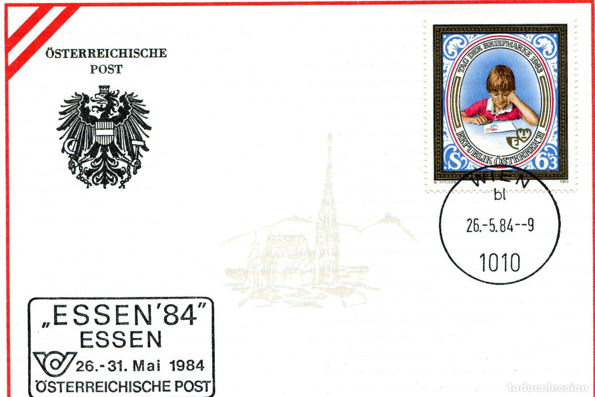 Sellos: AUSTRIA 1983 CARTA FDC MICHEL AT 1756