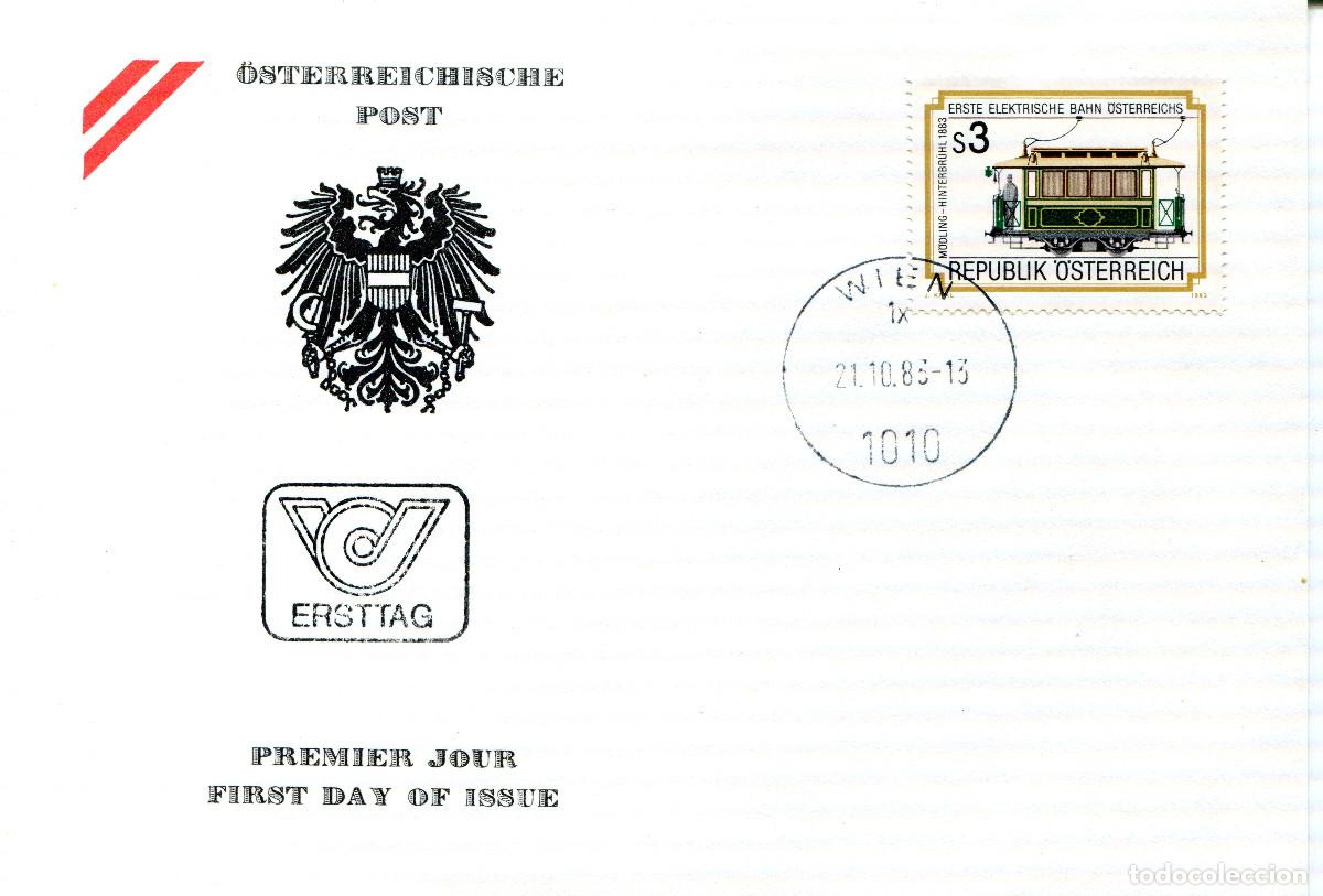 Sellos: AUSTRIA 1983 CARTA FDC MICHEL AT 1757