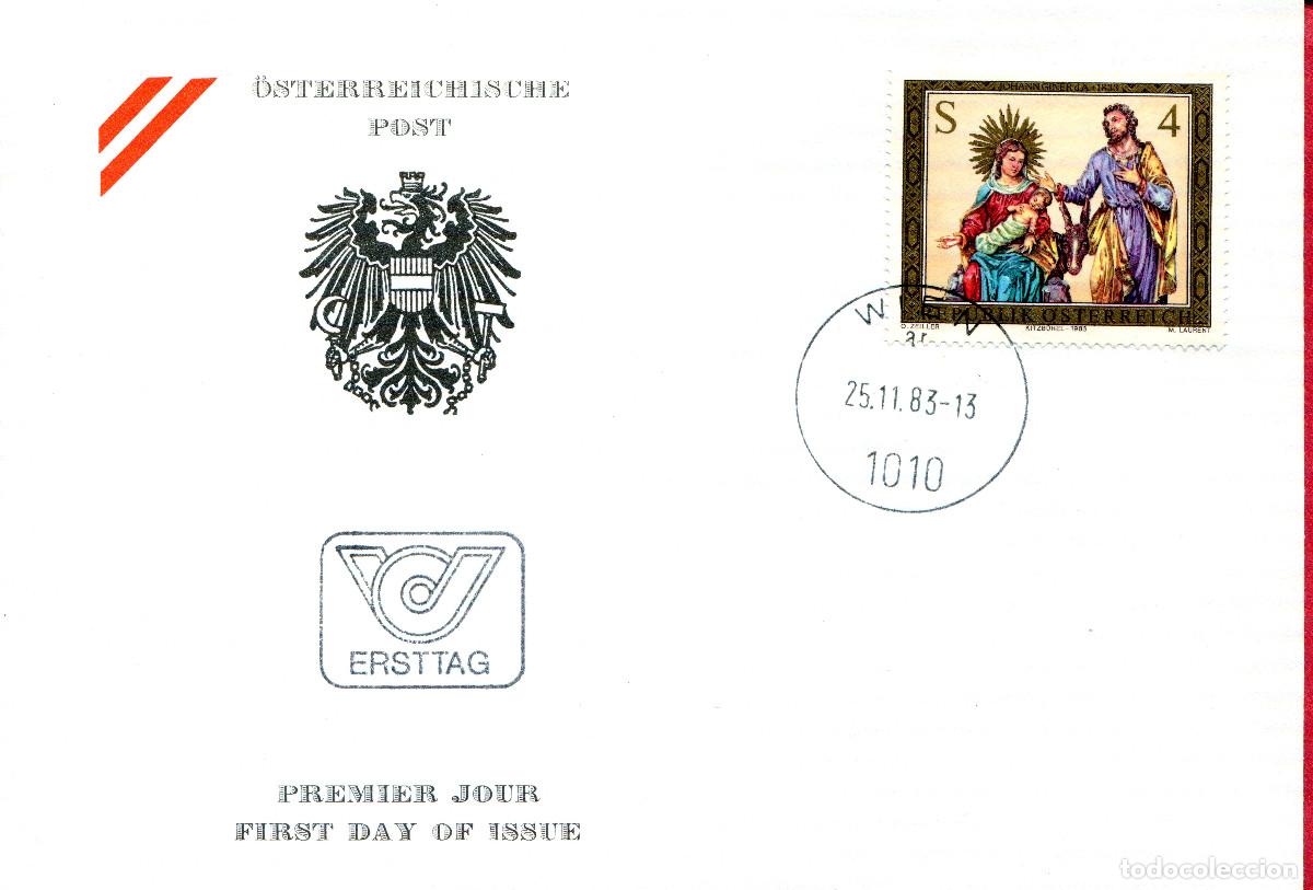 Sellos: AUSTRIA 1983 CARTA FDC MICHEL AT 1759