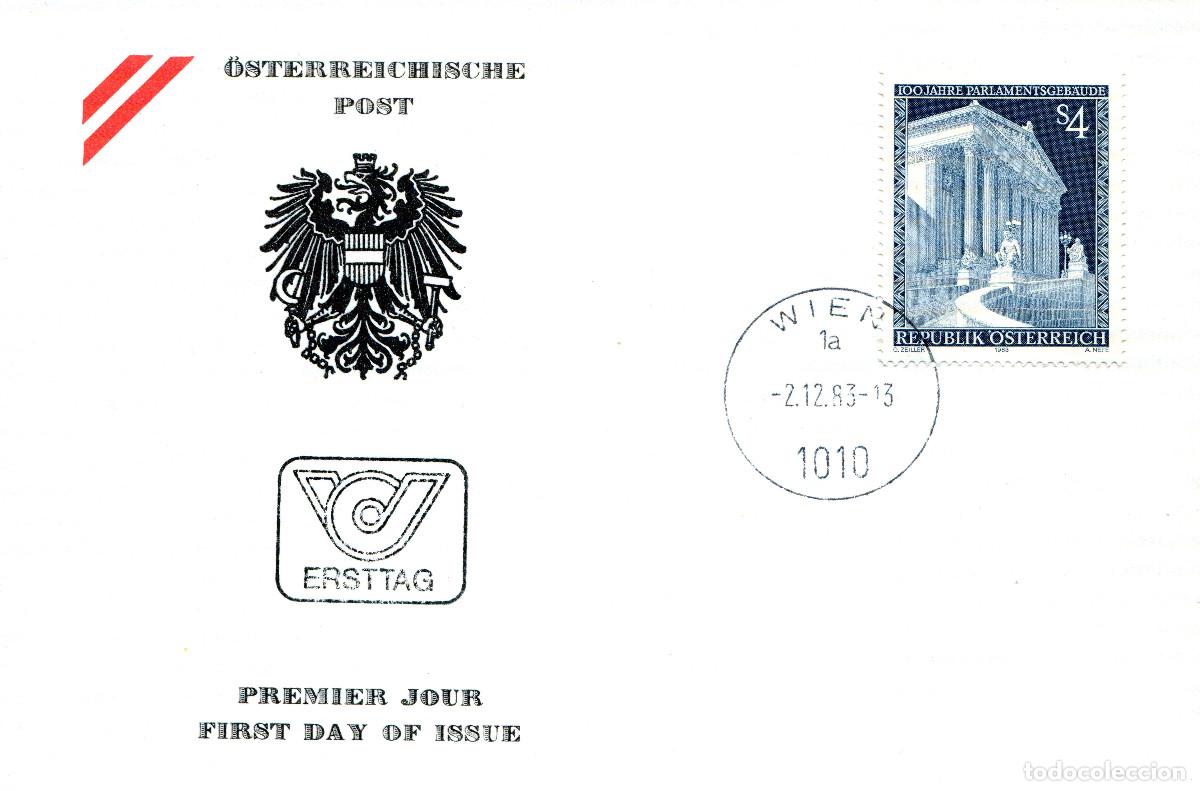 Sellos: AUSTRIA 1983 CARTA FDC MICHEL AT 1760
