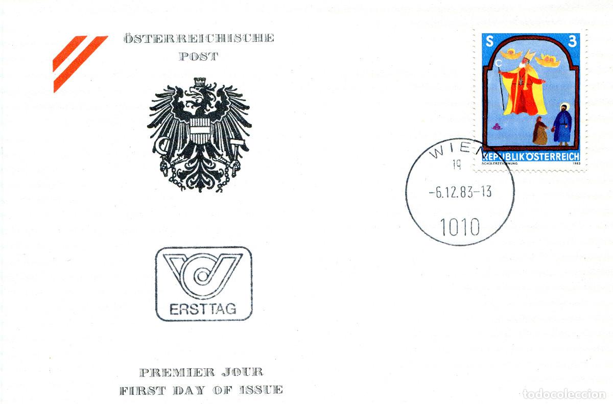 Sellos: AUSTRIA 1983 CARTA FDC MICHEL AT 1761