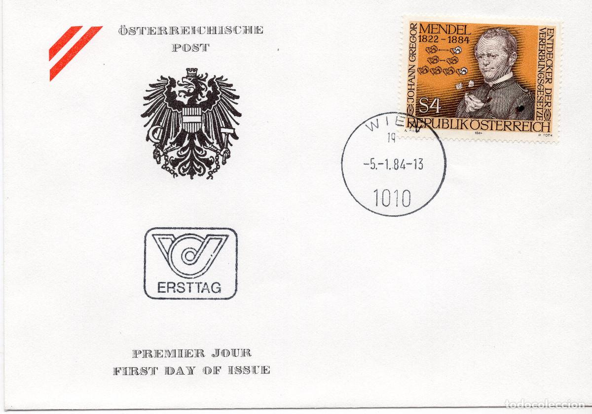 Sellos: AUSTRIA 1984 CARTA FDC MICHEL AT 1763