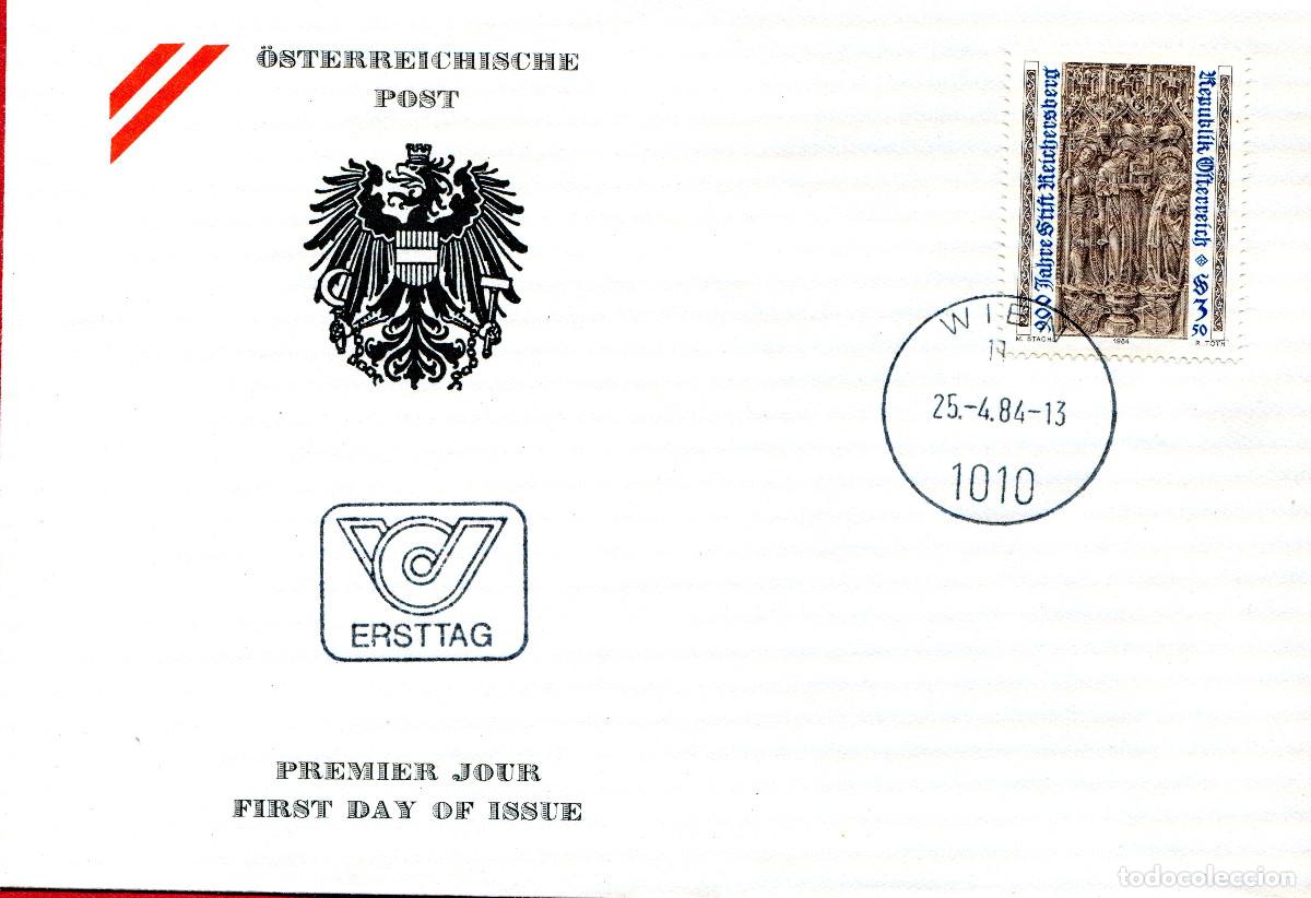 Sellos: AUSTRIA 1984 CARTA FDC MICHEL AT 1767