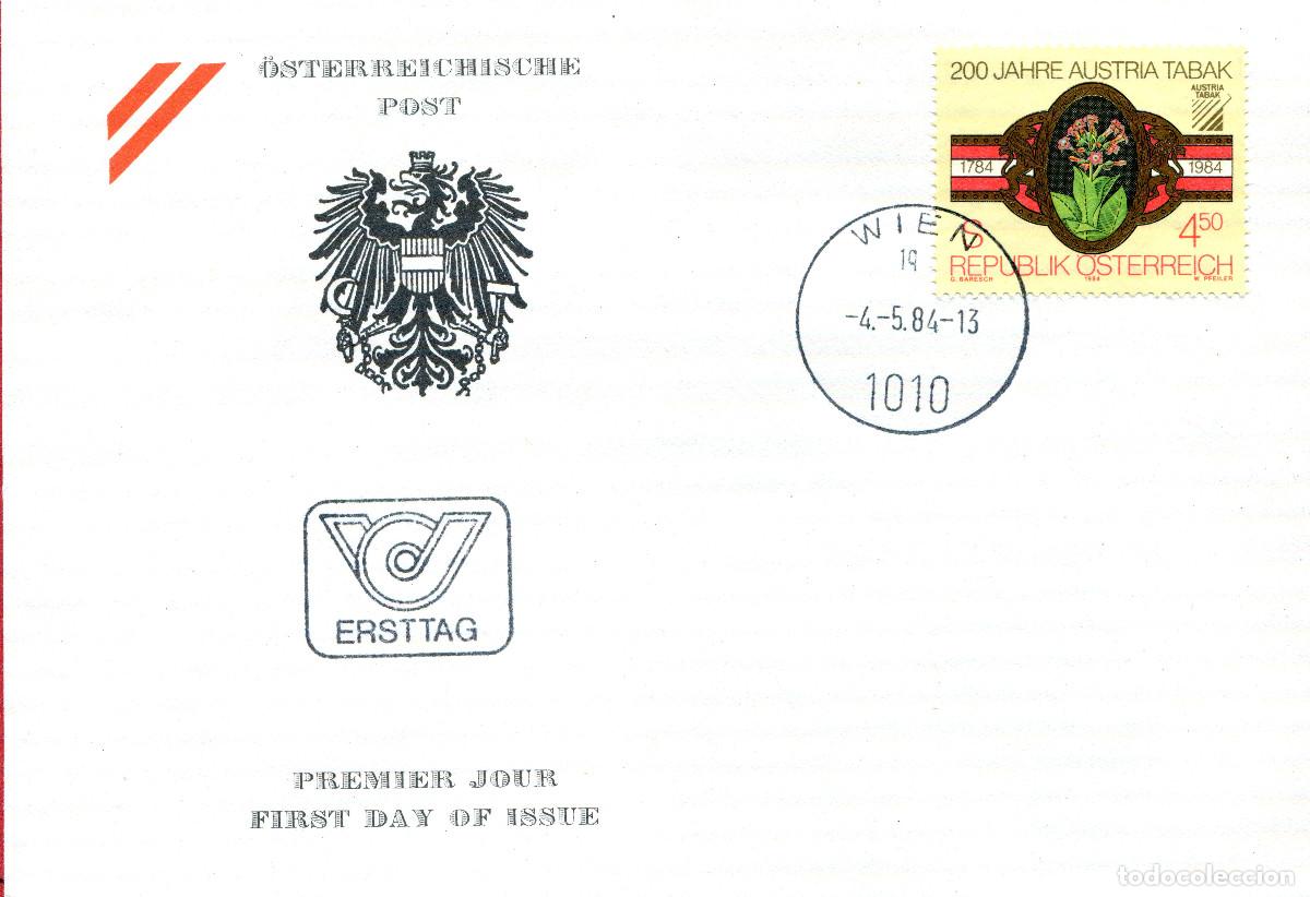 Sellos: AUSTRIA 1984 CARTA FDC MICHEL AT 1769