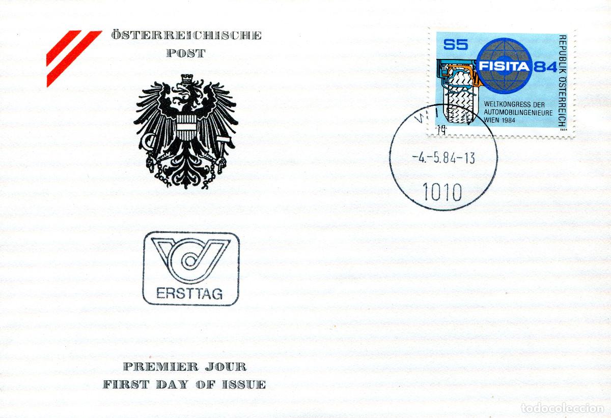 Sellos: AUSTRIA 1984 CARTA FDC MICHEL AT 1770