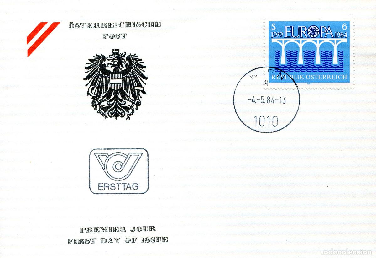 Sellos: AUSTRIA 1984 CARTA FDC MICHEL AT 1772