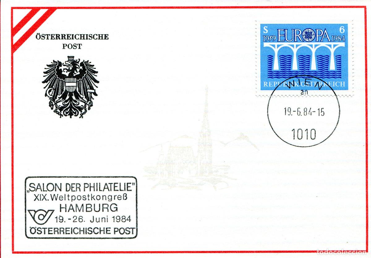 Sellos: AUSTRIA 1984 CARTA FDC MICHEL AT 1772