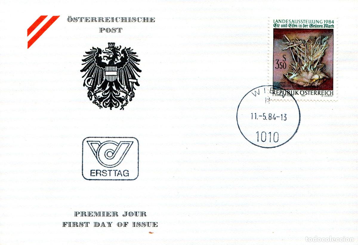 Sellos: AUSTRIA 1984 CARTA FDC MICHEL AT 1773