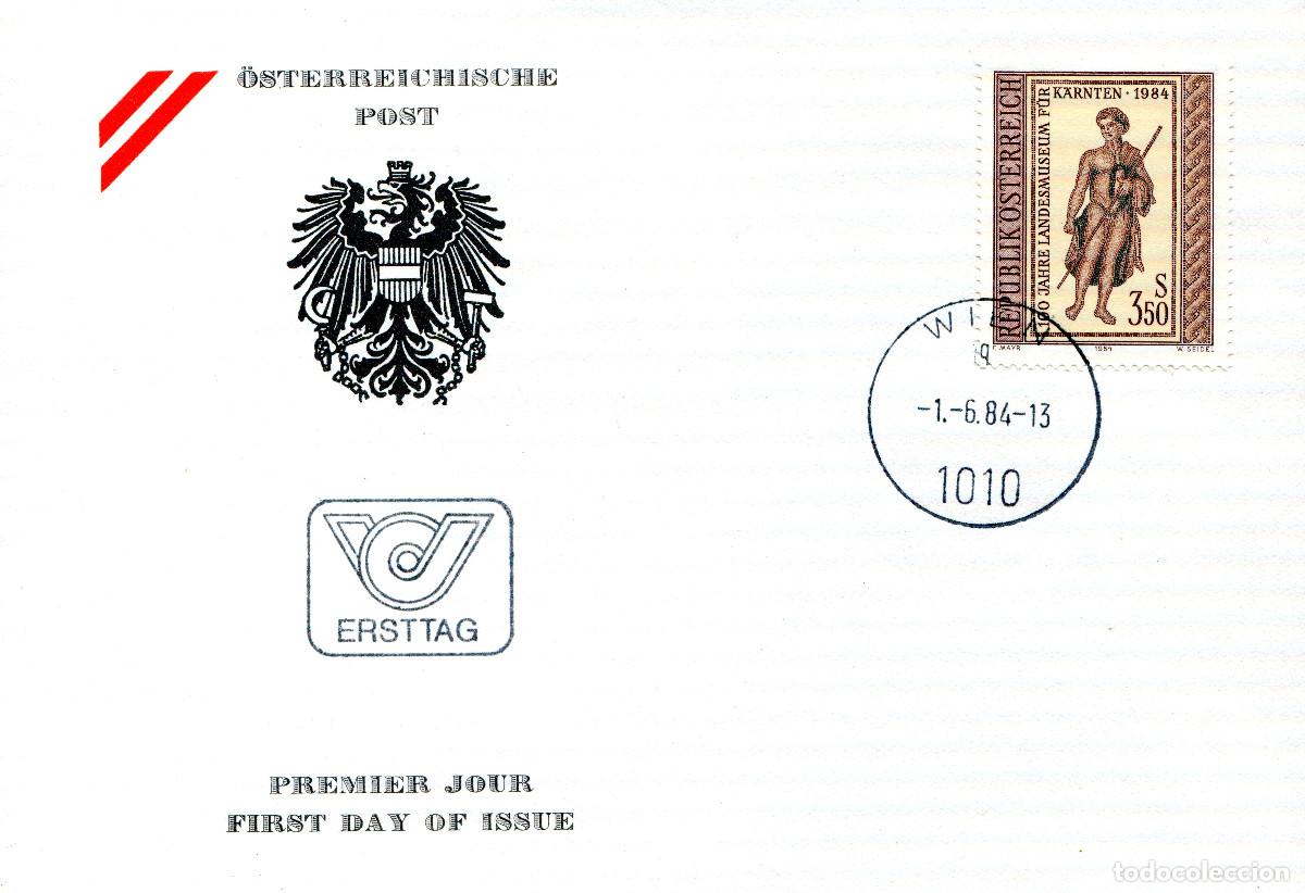 Sellos: AUSTRIA 1984 CARTA FDC MICHEL AT 1778