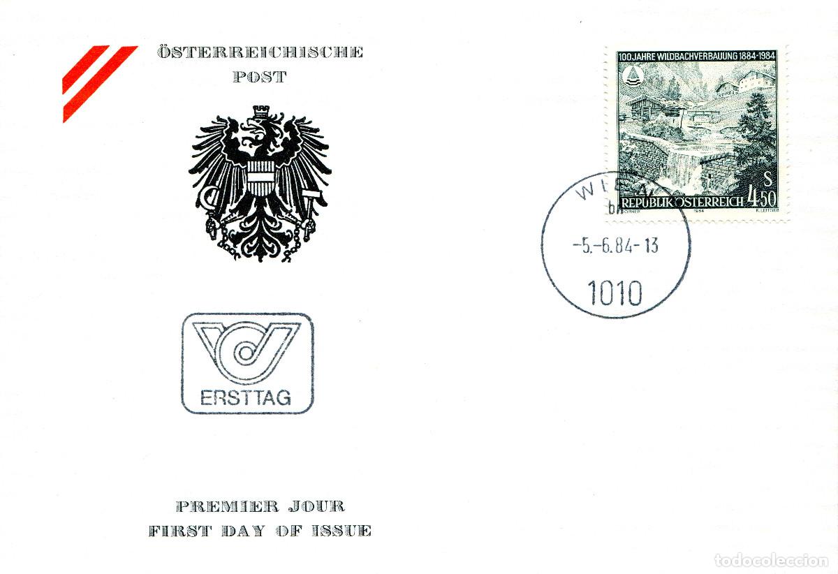 Sellos: AUSTRIA 1984 CARTA FDC MICHEL AT 1779