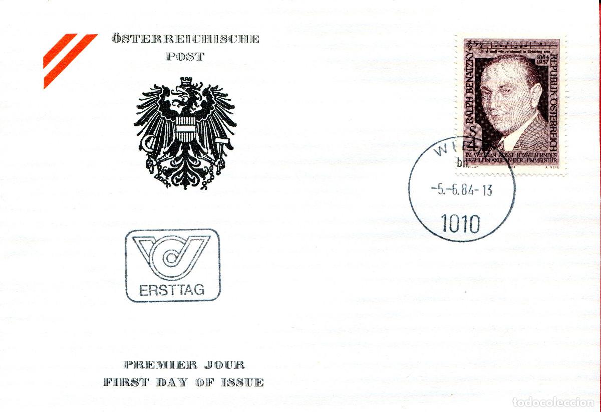 Sellos: AUSTRIA 1984 CARTA FDC MICHEL AT 1781