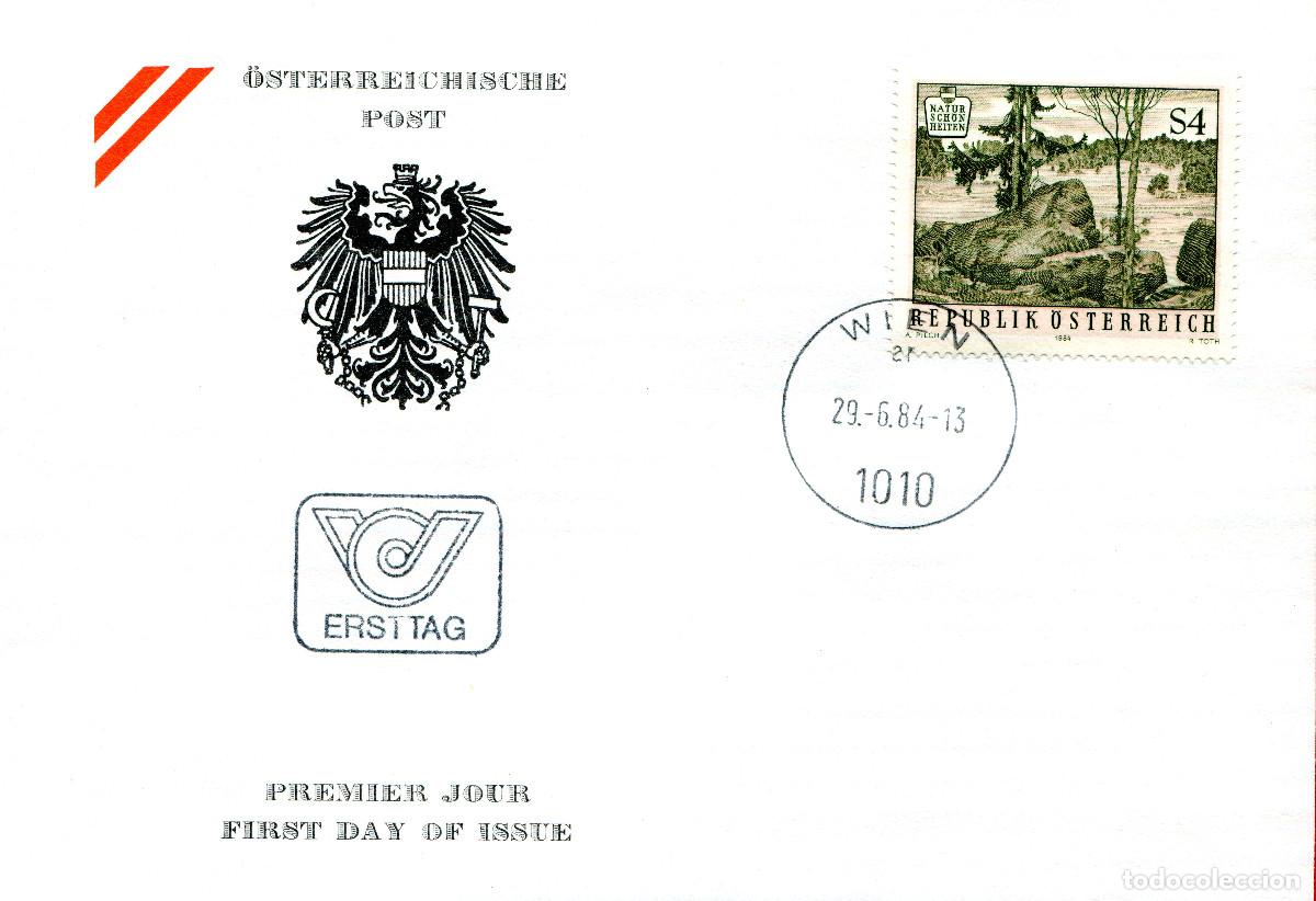 Sellos: AUSTRIA 1984 CARTA FDC MICHEL AT 1784