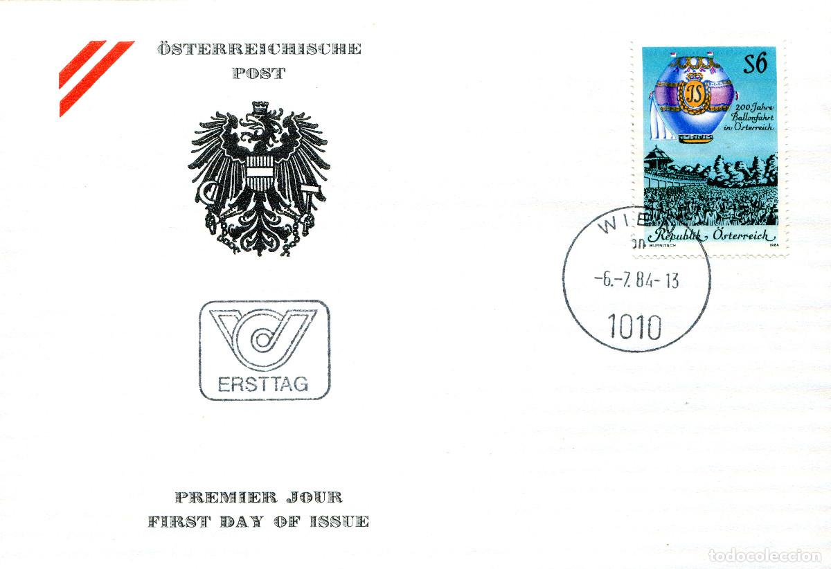 Sellos: AUSTRIA 1984 CARTA FDC MICHEL AT 1787