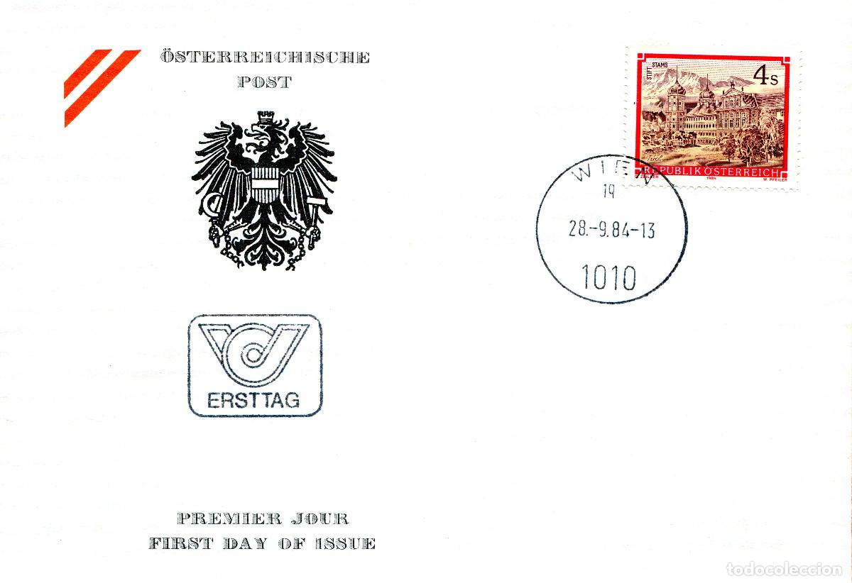 Sellos: AUSTRIA 1984 CARTA FDC MICHEL AT 1791