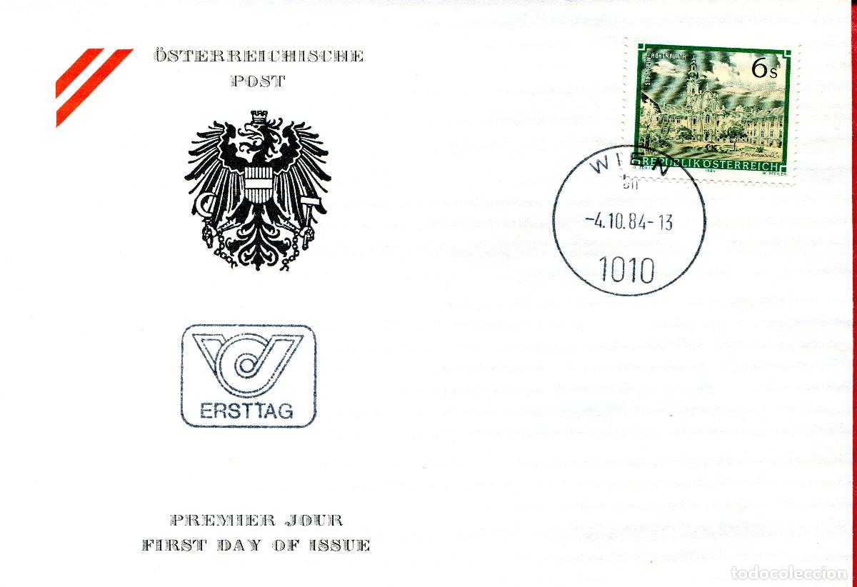 Sellos: AUSTRIA 1984 CARTA FDC MICHEL AT 1792