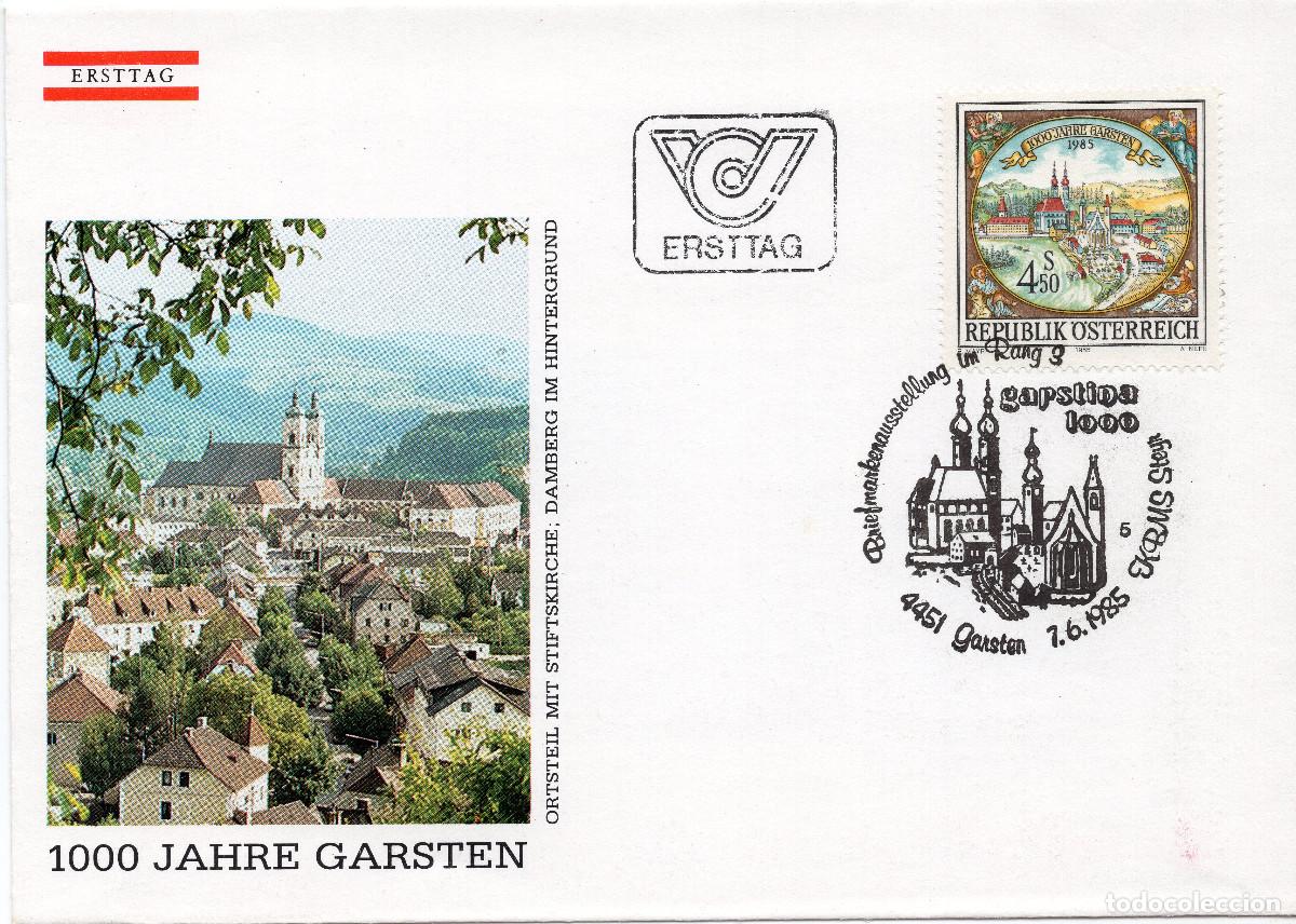 Sellos: AUSTRIA 1985 CARTA FDC MICHEL AT 1816