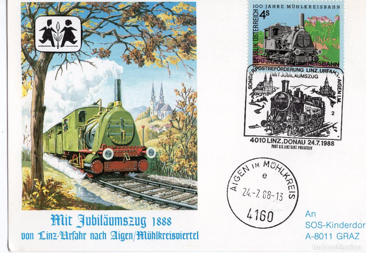 Sellos: AUSTRIA 1988 CARTA MICHEL AT 1916