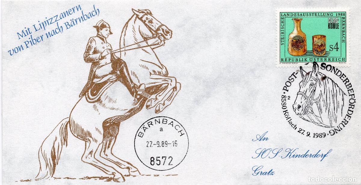 Sellos: AUSTRIA 1988 CARTA MICHEL AT 1919