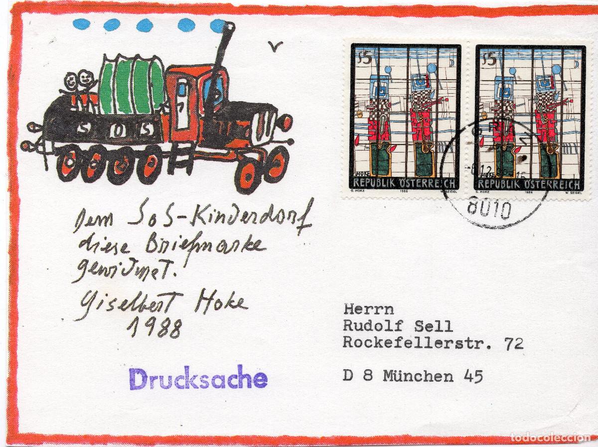 Sellos: AUSTRIA 1988 CARTA MICHEL AT 1938