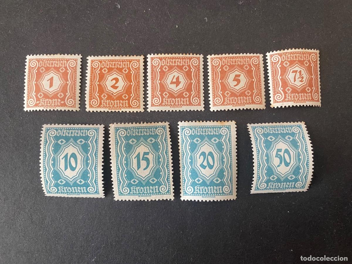 Sellos: Austria 1922 sellos de Franqueo serie completa