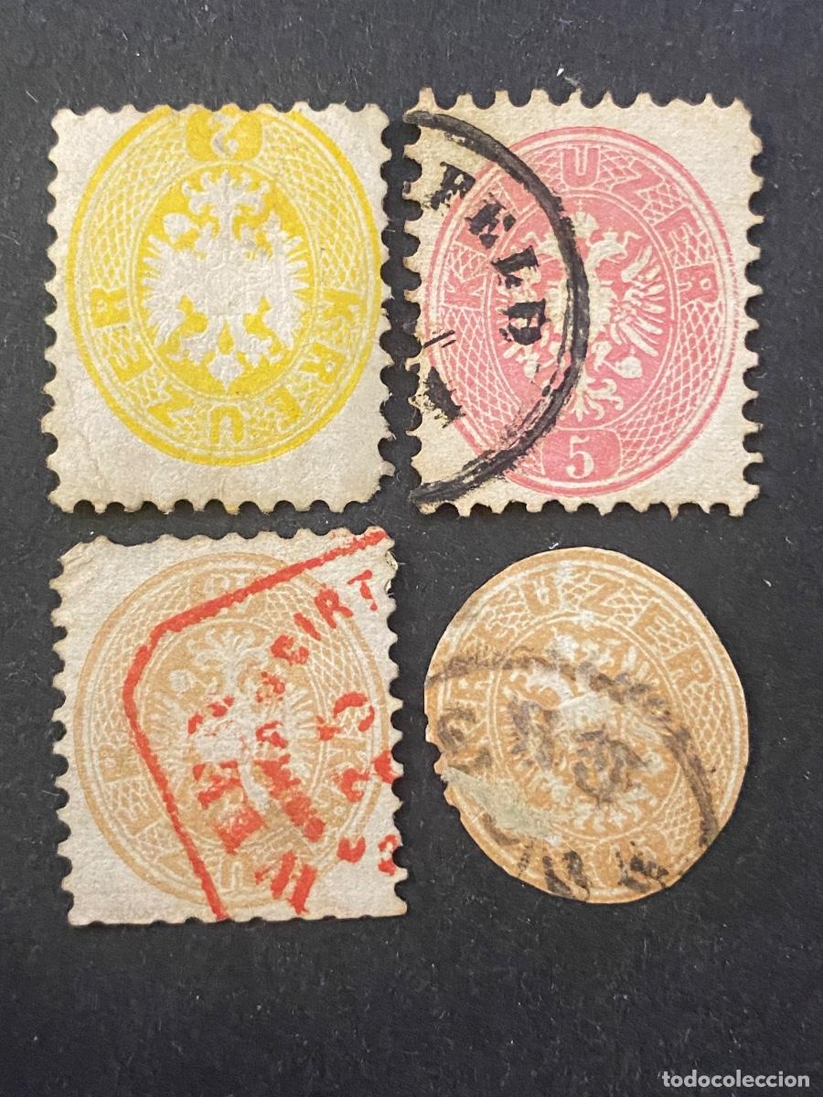 Sellos: Austria a&ntilde;o 1863 sellos antiguos