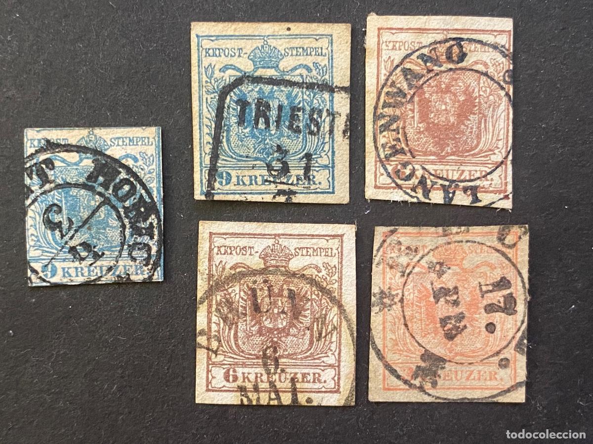 Sellos: Austria a&ntilde;o 1850 sellos antiguos