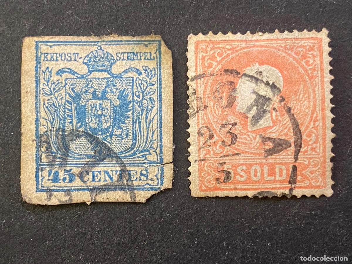 Sellos: Austria, Lombardia-Veneto sellos antiguos