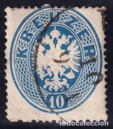Sellos: AUSTRIA, 1863 Y&T. 25