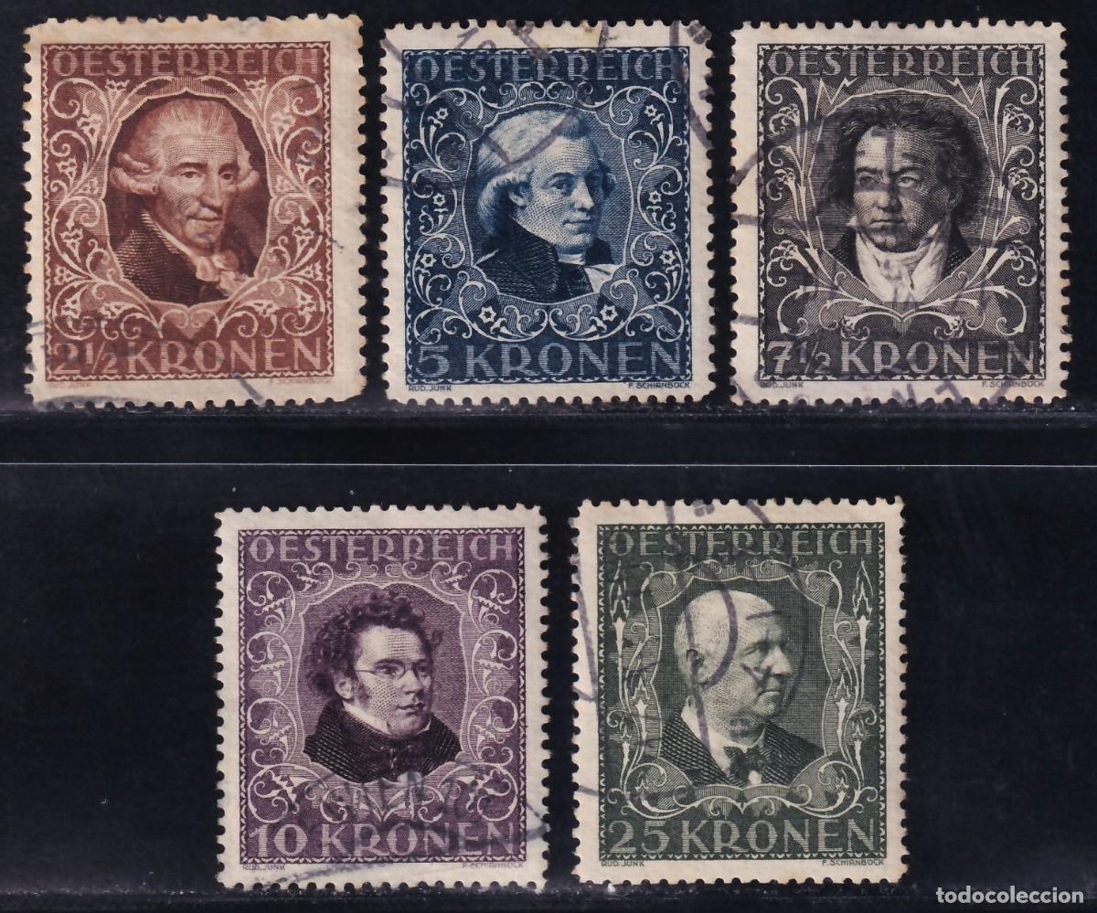 Sellos: AUSTRIA, 1822 Y&T. 290, 291, 292, 293, 294,