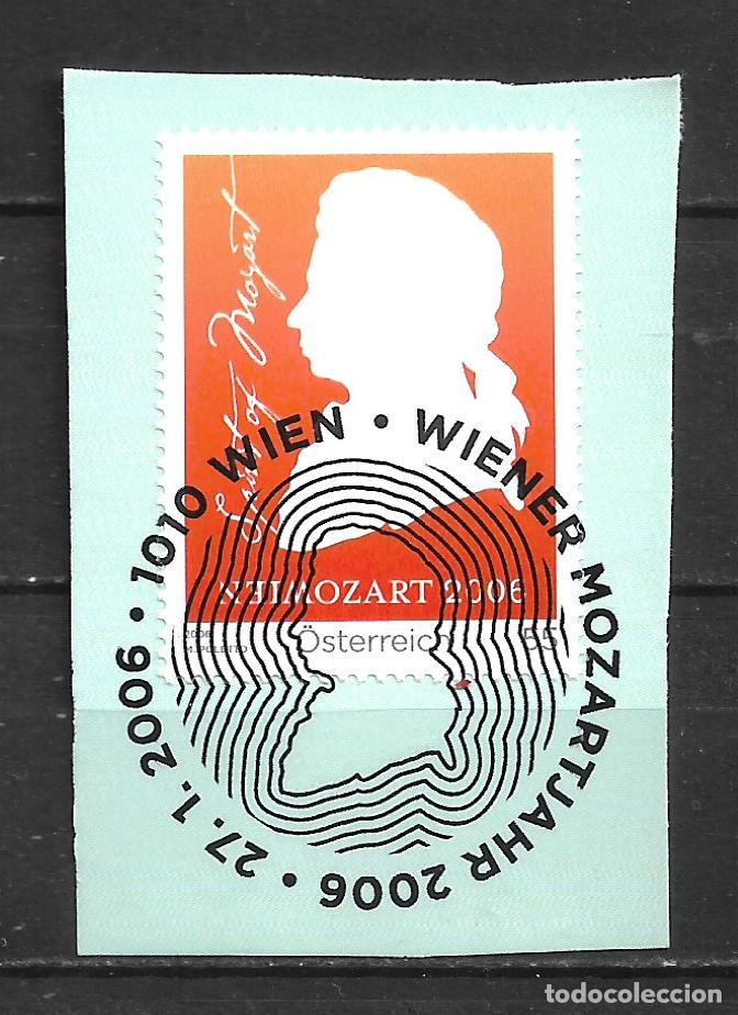 Sellos: austria 2006 michel 2572 usado - Wolfgang Amadeus Mozart - 33/38