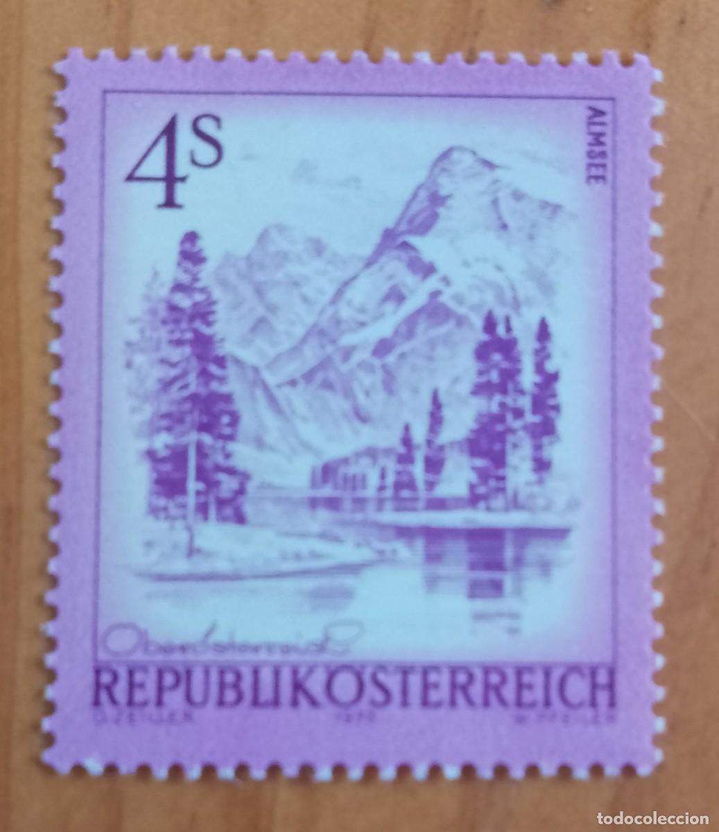 Sellos: AUSTRIA - V/F 4 S - A&Ntilde;O 1973 - PAISAJE: ALMSEE - YV 1259