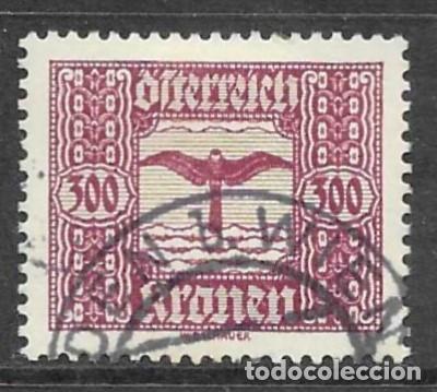 Sellos: AUSTRIA- 1922 - USADO- CERNICALO VULGAR