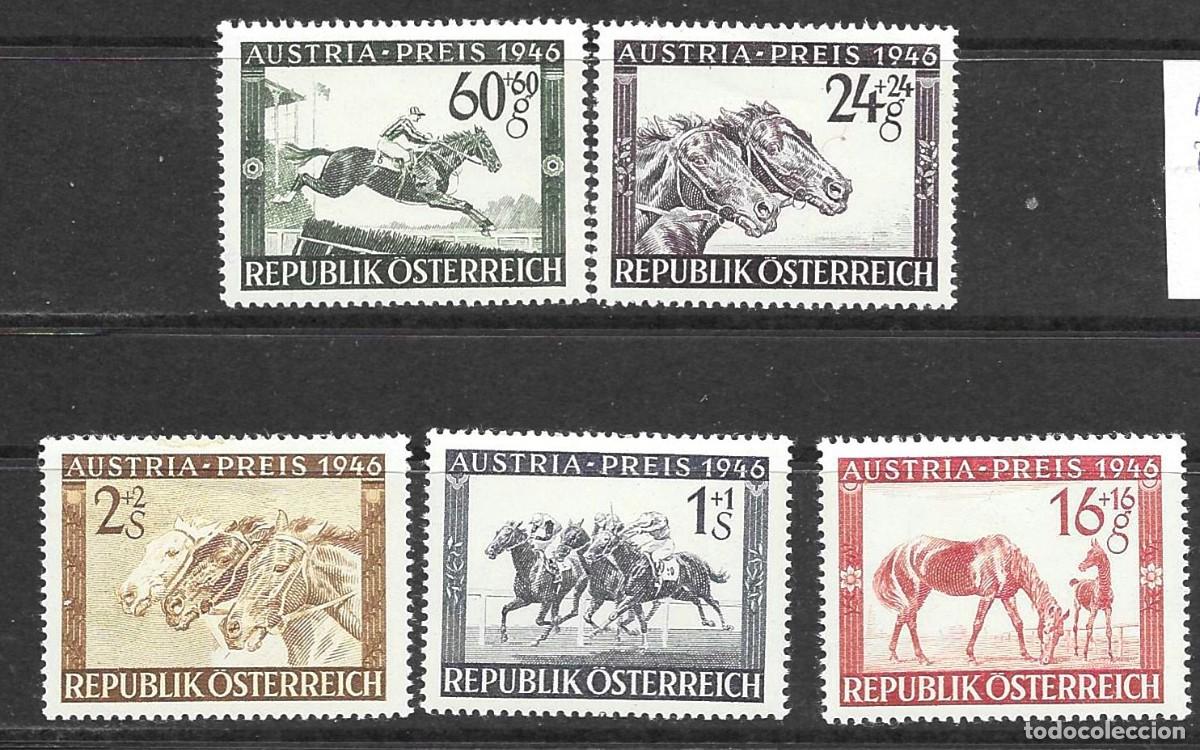 Sellos: AUSTRIA- 19346 * - NUEVO C/ SE&Ntilde;AL FIJASELLO- DERBI DE VIENA - GRAN PREMIO DE HIPICA