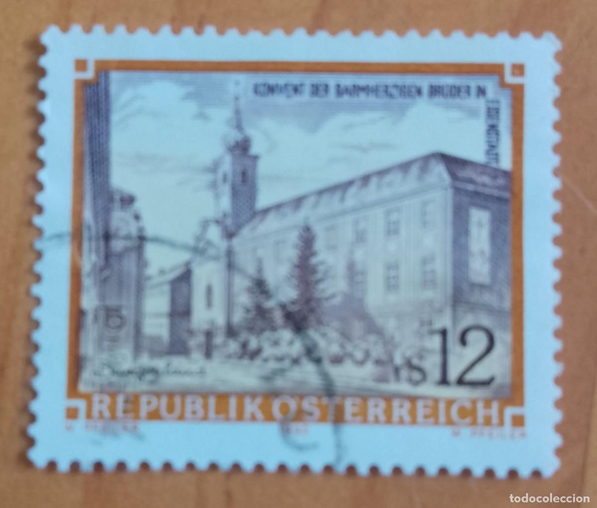 Sellos: AUSTRIA - V/F 12 S - A&Ntilde;O 1992 - ABADIA, Y MONASTERIO, CONVENTO DE LOS PADRES HOSPITALARIOS.