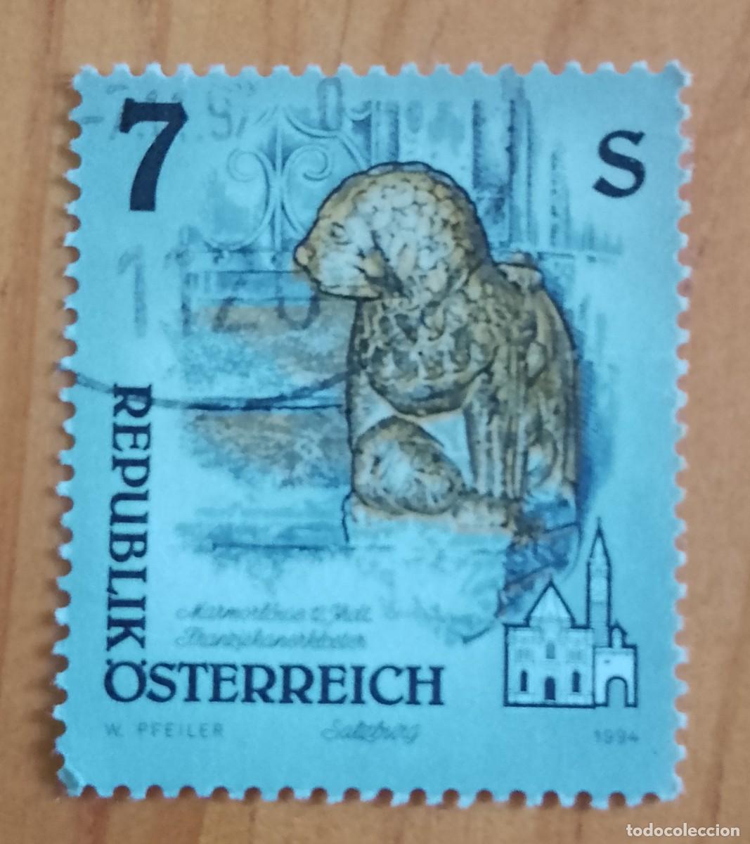 Sellos: AUSTRIA - V/F 7 S - A&Ntilde;O 1994 - MONASTERIO FRANCISCANO DE MARMORL&Oacute;WE - YV 1970