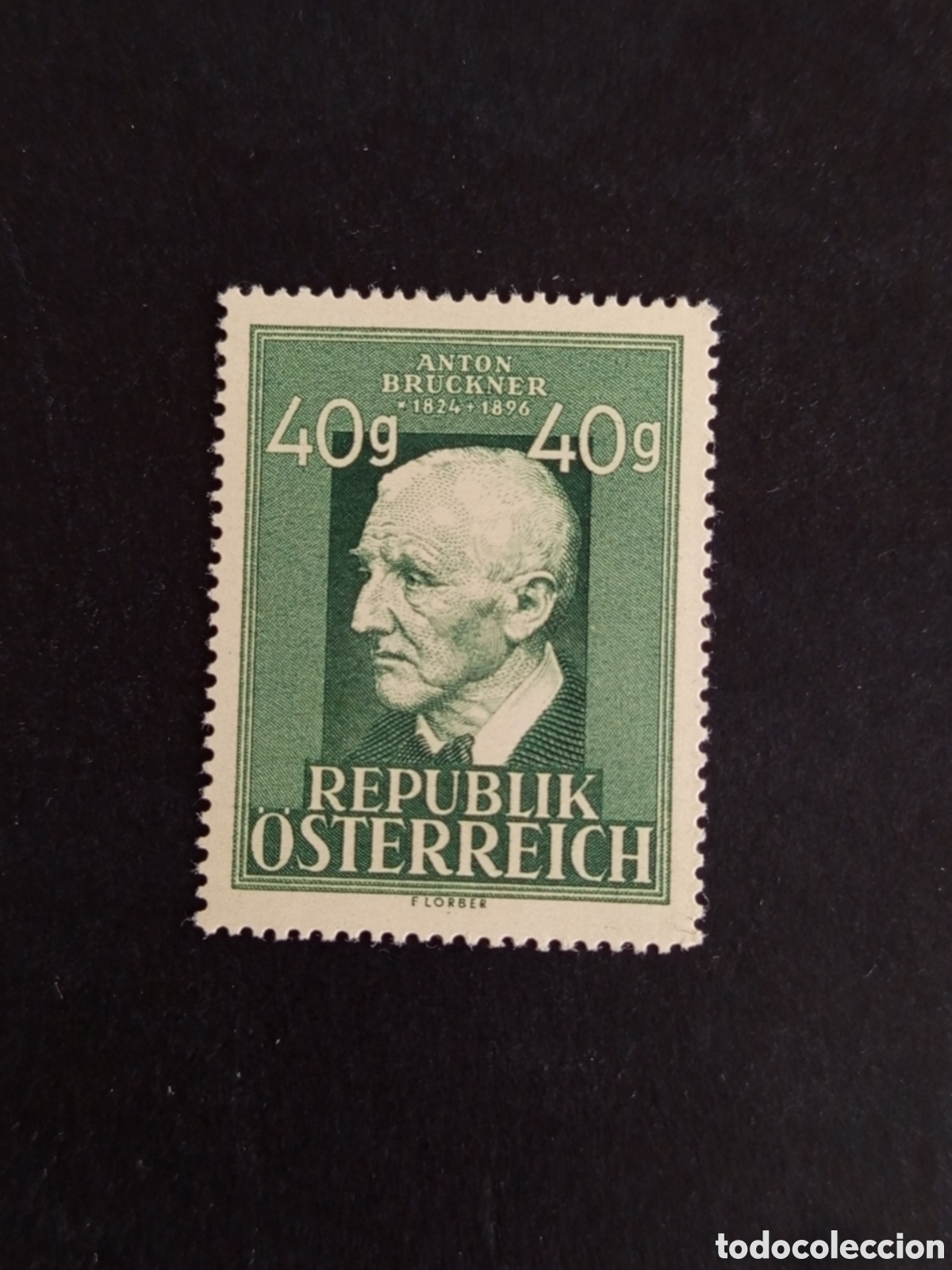 Stamps: AUSTRIA, 1949. Anton Bruckner. Yvert 772. Ver fotos. Pedido m&iacute;nimo 3 &euro;