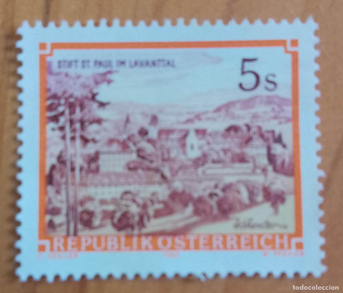 Stamps: AUSTRIA - V/F 5 S - ABADIA DE SAN PABLO EN EL VALLE DE LAVANT