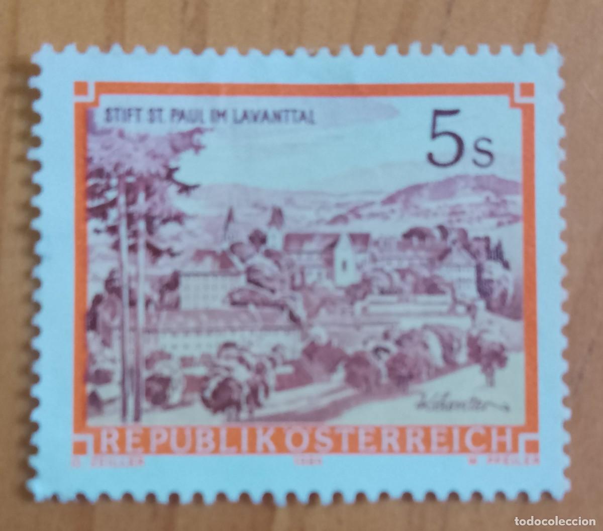 Stamps: AUSTRIA - V/F 5 S - ABADIA DE SAN PABLO EN EL VALLE DE LAVANT