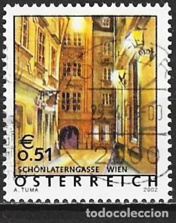Sellos: Austria 2002 - Mi 2363 - YT 2195 - Casas en Viena