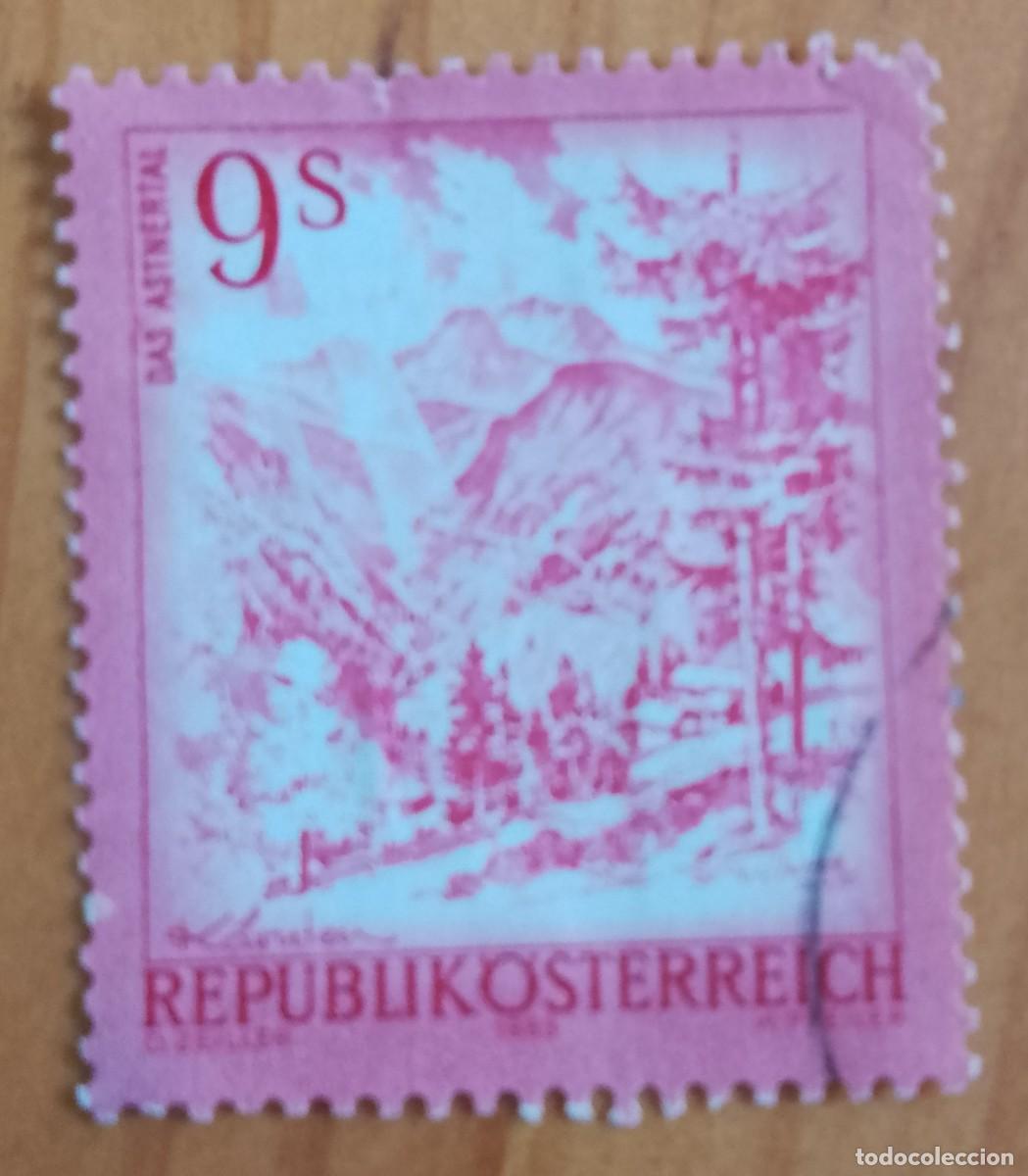 Sellos: AUSTRIA - V/F 9 S - A&Ntilde;O 1993 - PAISAJE, DOLOMITAS MONTA&Ntilde;AS - YV 1559
