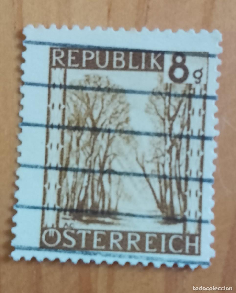Sellos: AUSTRIA - V/F 8 G - PAISAJE