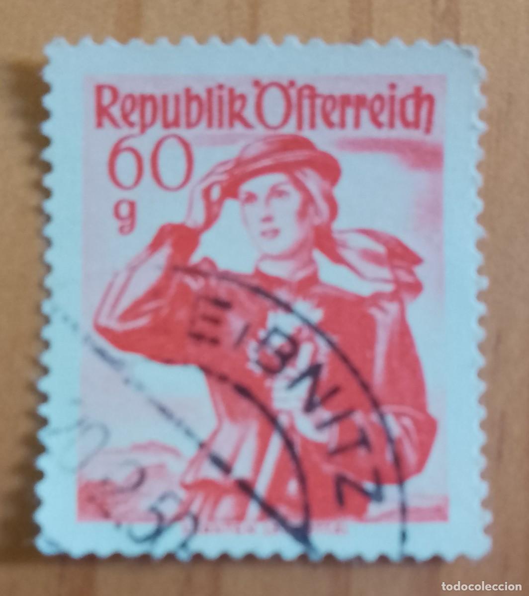 Sellos: AUSTRIA - V/F 60 G - TRAJE T&Iacute;PICO