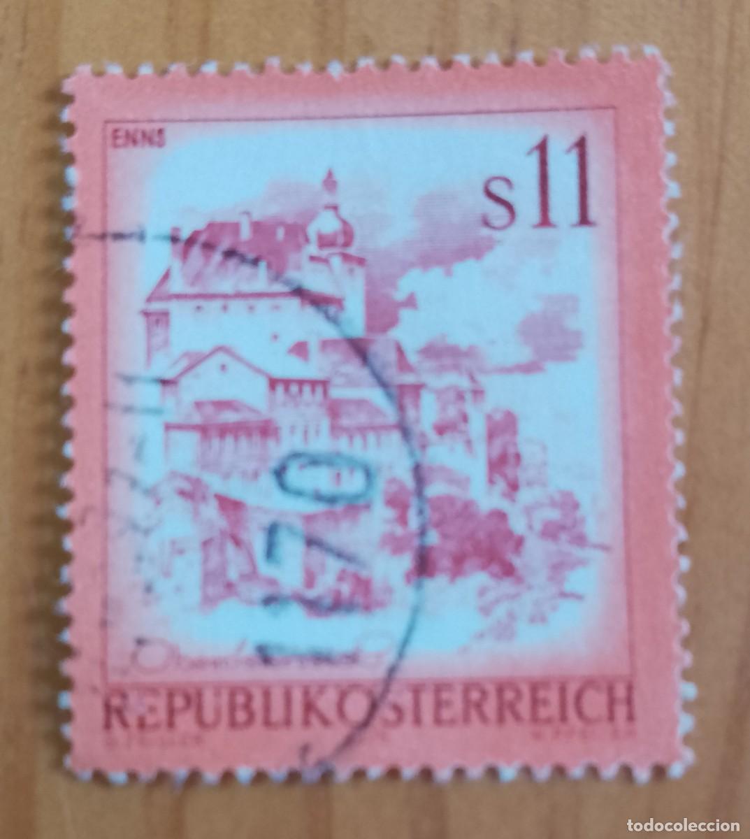 Sellos: AUSTRIA - V/F 11 S - A&Ntilde;O 1976, ENNS CIUDAD